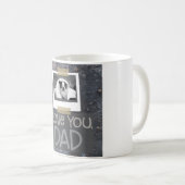 Liebe sprenkelten Sie, Vater graue HundeFoto-Tasse Kaffeetasse (VorderseiteRechts)