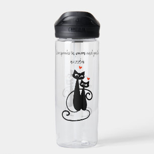 Liebe spricht in Purren und sanften Nuzzles Trinkflasche