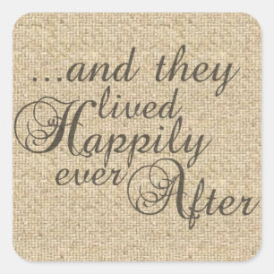 Liebe Sprichwort Offerte Burlap Design Aufkleber