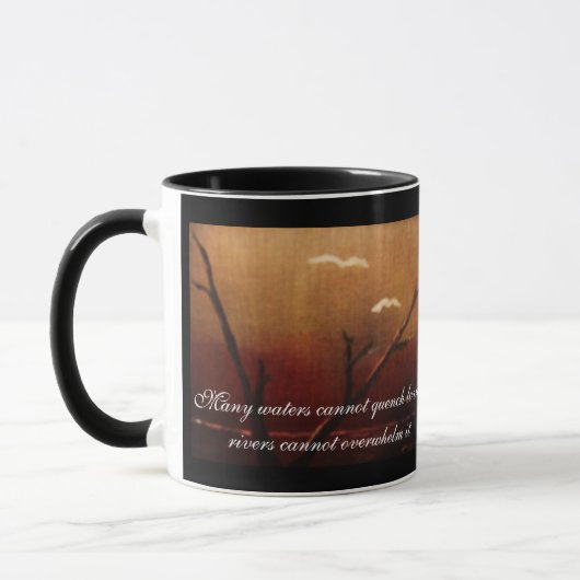 Liebe-Sprichwort-Tasse Tasse (Links)