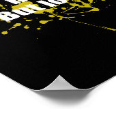 Liebe Sprichwörter Bible Verse Neon Paint Spritzer Poster (Ecke)