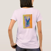 Liebe Spring Stack Glitzer Inspiration Word Shirt (Rückseite)