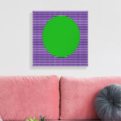 LIEBE Square Energy Pattern Leinwanddruck (Insitu (Wohnzimmer))