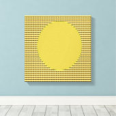 LIEBE Square Energy Pattern Leinwanddruck (Insitu (Holzboden))