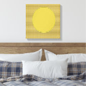 LIEBE Square Energy Pattern Leinwanddruck (Insitu (Schlafzimmer))