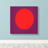 LIEBE Square Energy Pattern Leinwanddruck (Insitu (Holzboden))