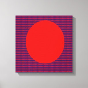 LIEBE Square Energy Pattern Leinwanddruck