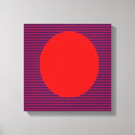 LIEBE Square Energy Pattern Leinwanddruck (Vorderseite)