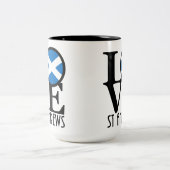 LIEBE St Andrews Scotland 15oz Zweifarbige Tasse (Mittel)