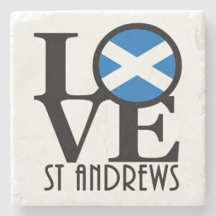 LIEBE St Andrews Scotland Steinuntersetzer