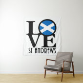 LIEBE St Andrews Scotland Wandteppich (Beispiel (Horizontal))