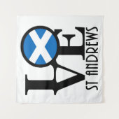 LIEBE St Andrews Scotland Wandteppich (Vorderseite)