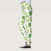 Liebe St Patrick's Day Clover Leggings (Links)