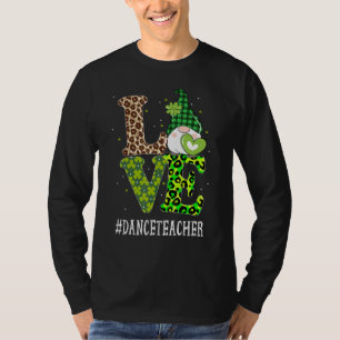 Liebe St Patricks Day Gnome Leopard S T-Shirt