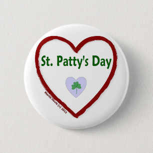 Liebe St. Patty Button
