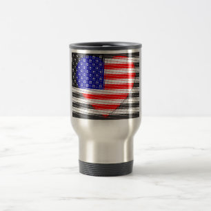 Liebe Staaten - Flag Vintage Mugs Reisebecher