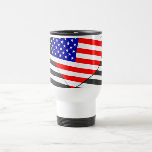 Liebe Staaten - Flag Vintage Mugs Reisebecher