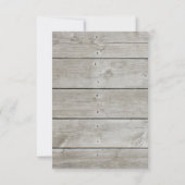 Liebe Stall Weddings UAWG RSVP Karte (Rückseite)