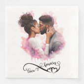 Liebe - Standard Cocktail Napkins Serviette (Vorderseite)