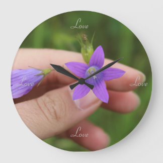 Liebe ständig große wanduhr