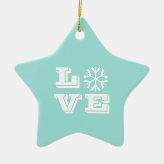 Liebe Star Ornament (Vorne)