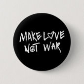 Liebe statt Krieg Button (Vorderseite)