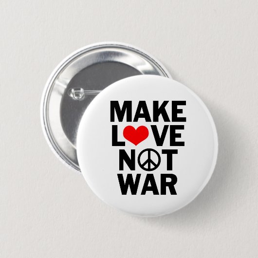 Liebe statt Krieg Button (Vorne & Hinten)
