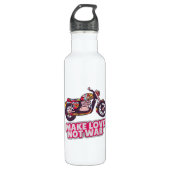 Liebe statt Krieg Edelstahlflasche (Vorderseite)