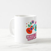 Liebe statt Krieg Kaffeetasse (Vorderseite Links)