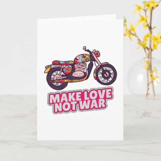 Liebe statt Krieg Karte (Gelbe Blume)