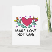 Liebe statt Krieg Karte (Vorderseite)