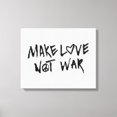 Liebe statt Krieg Leinwanddruck (Vorderseite)