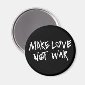 Liebe statt Krieg Magnet (Vorderseite/Rückseite)