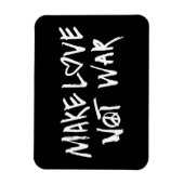 Liebe statt Krieg Magnet (Vertikal)