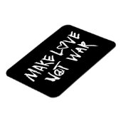 Liebe statt Krieg Magnet (Linke Seite)