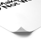 Liebe statt Krieg Poster (Ecke)