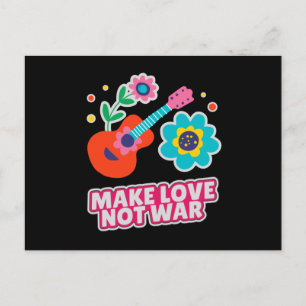 Liebe statt Krieg Postkarte