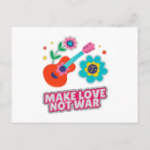 Liebe statt Krieg Postkarte (Vorderseite)