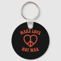 Liebe statt Krieg Retro-Hippie-Friedenszeichen