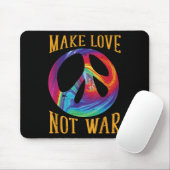 Liebe statt Krieg - Symbol des Friedens Mousepad (Mit Mouse)