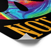 Liebe statt Krieg - Symbol des Friedens Poster (Ecke)