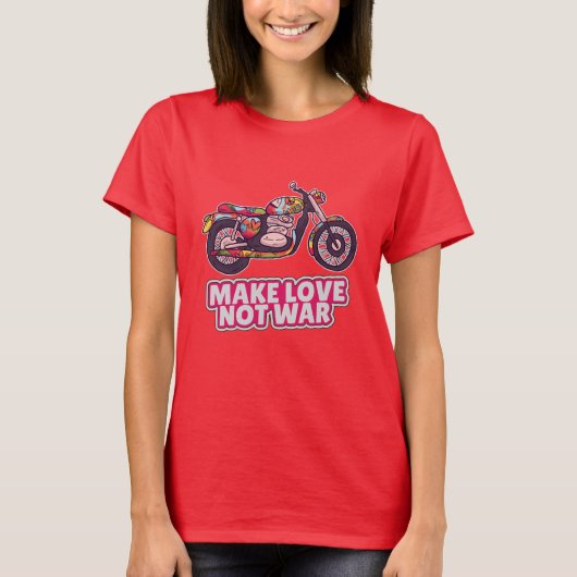Liebe statt Krieg T-Shirt (Vorderseite)