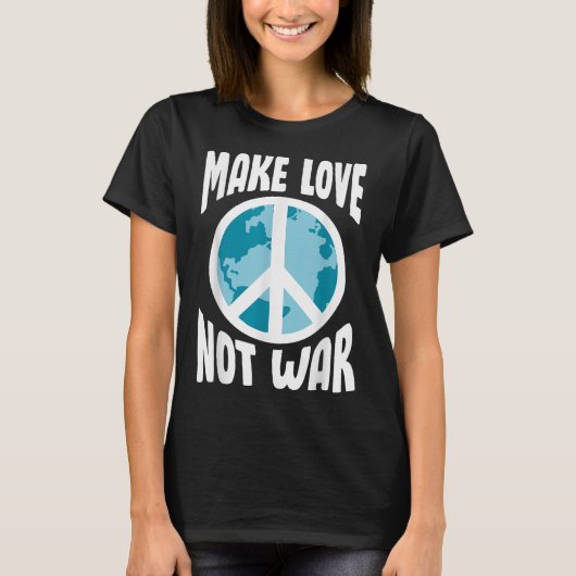 Liebe statt Krieg T-Shirt (Vorderseite)