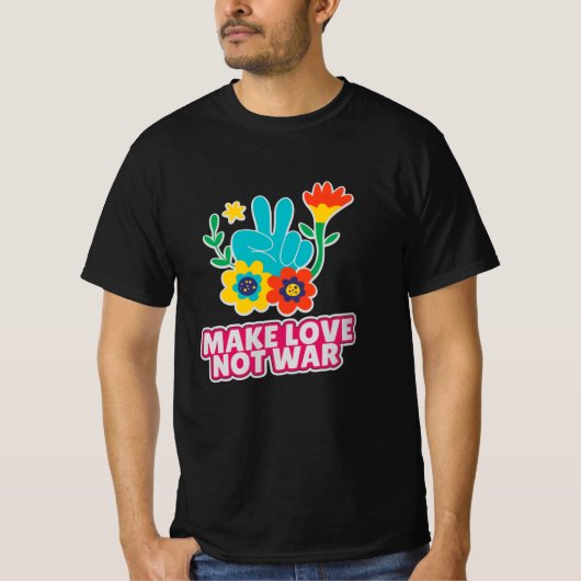Liebe statt Krieg T-Shirt (Vorderseite)