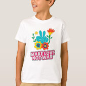 Liebe statt Krieg T-Shirt (Vorderseite)
