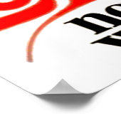 Liebe statt Kriegspopster Poster (Ecke)