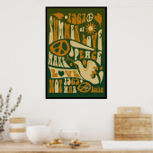 Liebe statt Kriegspopster Poster (Küche)