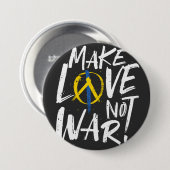 Liebe statt Kriegsunterstützung für die Ukraine Button (Vorne & Hinten)