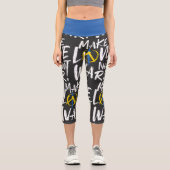 Liebe statt Kriegsunterstützung für die Ukraine Capri Leggings (Vorderseite)