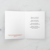 Liebe steht für Silhouette auf der Strandkarte Karte (Innenseite)